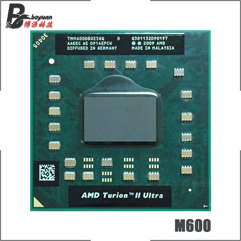 AMD Turion II Ультра двухъядерный мобильный M600 2 4 ГГц процессор процессора TMM600DBO23GQ Socket