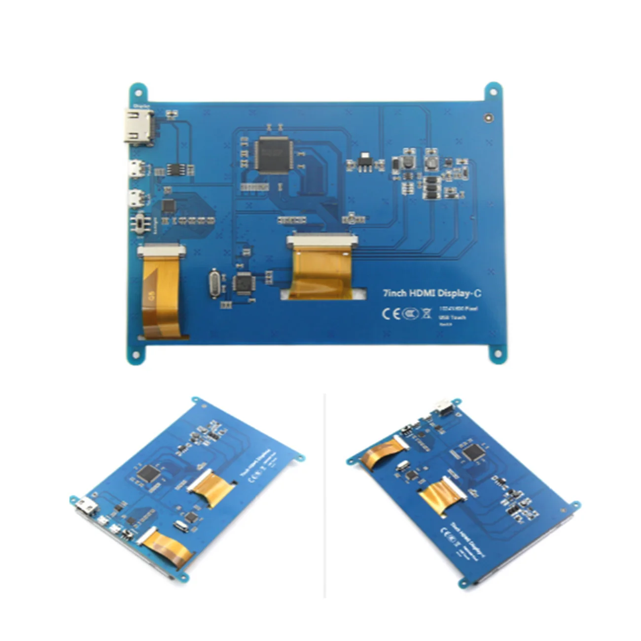 7 дюймов Raspberry Pi 3 Модель B + сенсорный экран Экран 1024*600 ЖК дисплей Дисплей HDMI