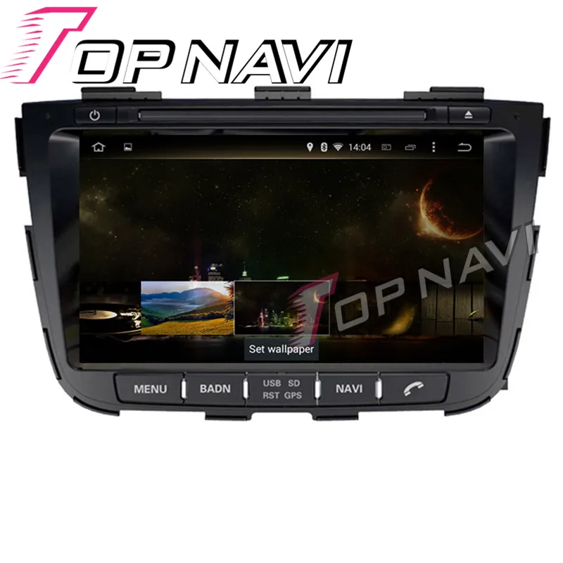 Topnavi Восьмиядерный 8 дюймов Android 0 автомобильный DVD мультимедийный плеер для KIA SORENTO