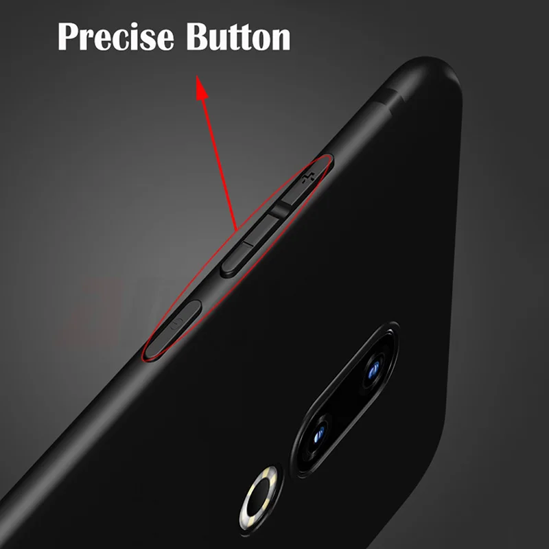 Cover For Meizu 16th Case Full Protection Soft Silicone Matte Phone Cases 16 Plus Bumper Back th |