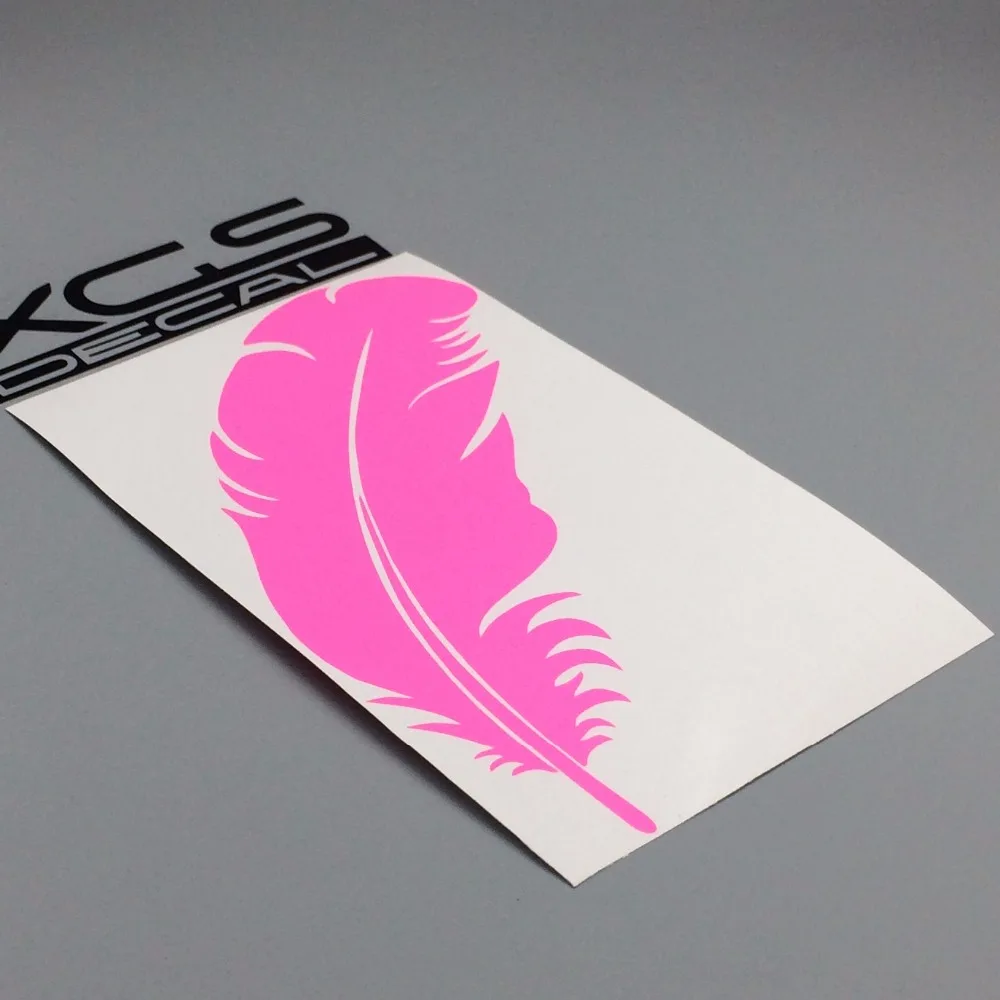 

XGS DECAL Car decals animals feather 15 x 9.6 cm car motorcycle truck ebike reflective waterproof vinyl stickers