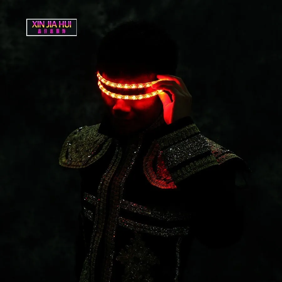 Бальный бар джаз танец светодиодные светящиеся вечерние Музыка Фестиваль Очки