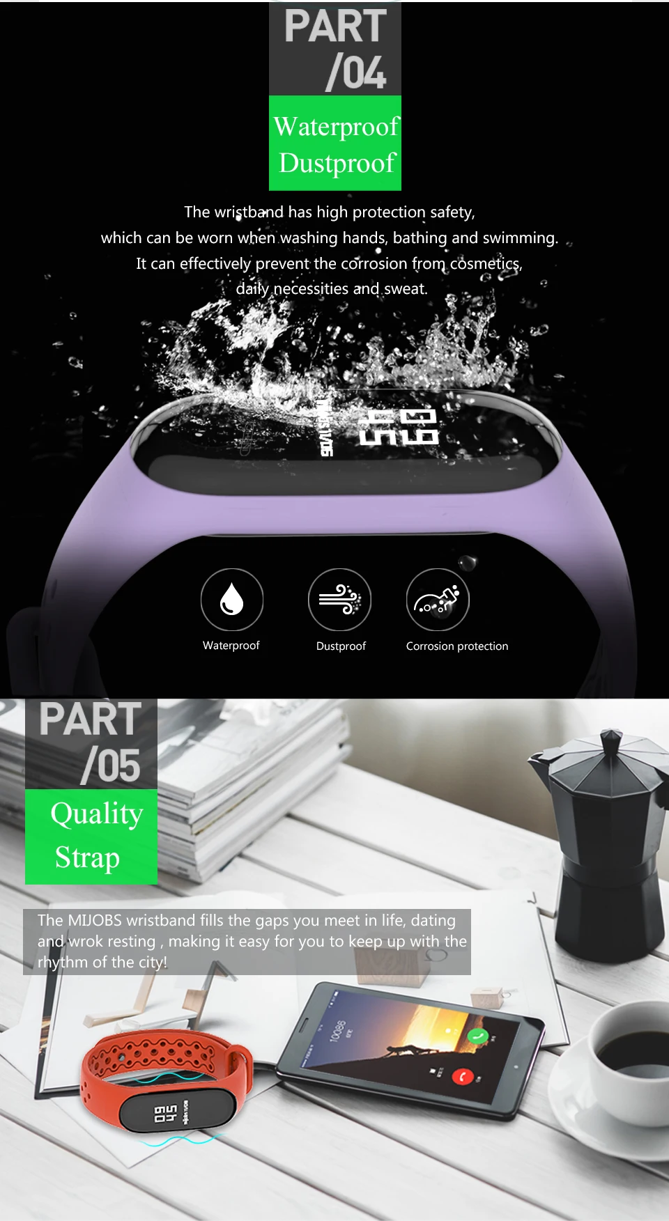 Mi jobs mi Band 4 спортивный браслет на запястье для Xiaomi mi Band 4 силиконовые смарт-часы против потери mi band 3 Широкие ремешки