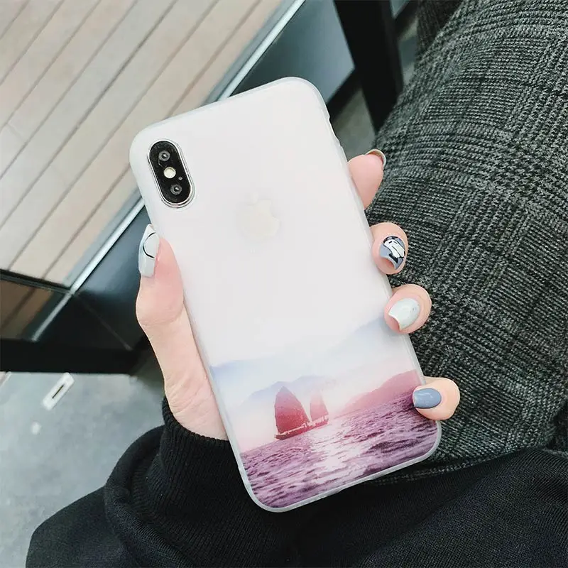 FORLAS элегантный узорчатый чехол для iphone xs max Мягкий ТПУ силиконовый 8 x xr задняя