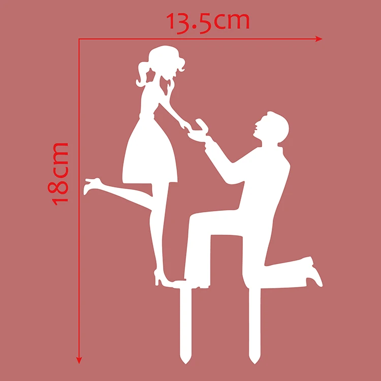 1 шт. акриловый свадебный торт флаг Топпер Mr & Mrs флажки для торта свадьбы юбилей