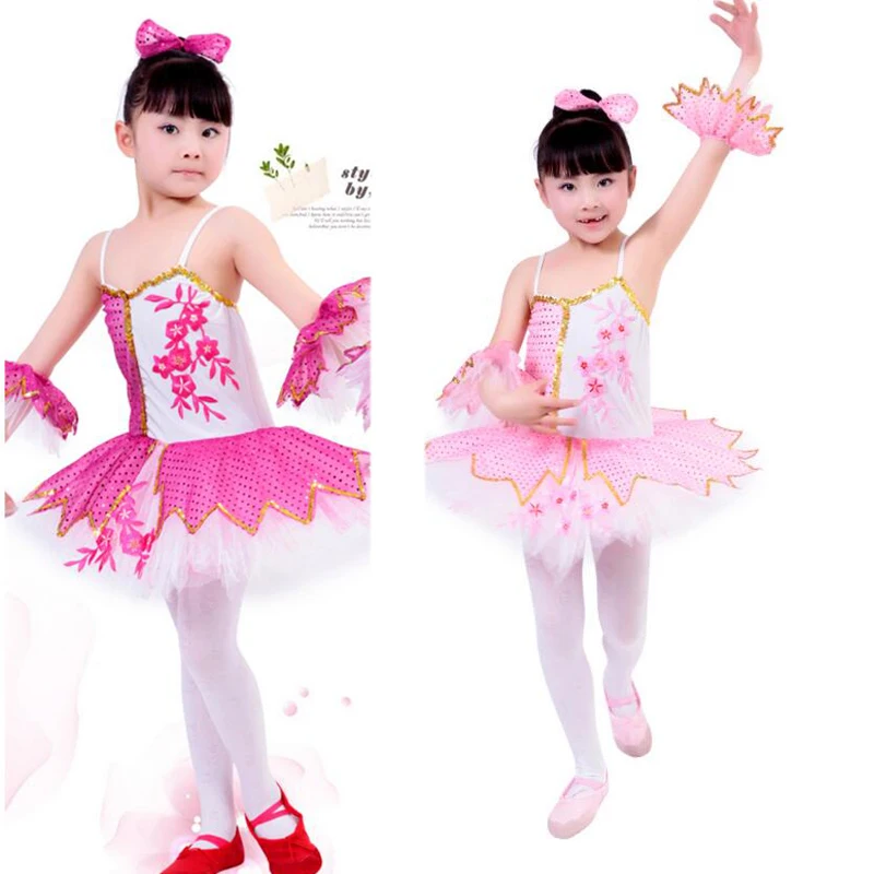 Бальные балетные пачки для девочек танцевальное платье детская Праздничная