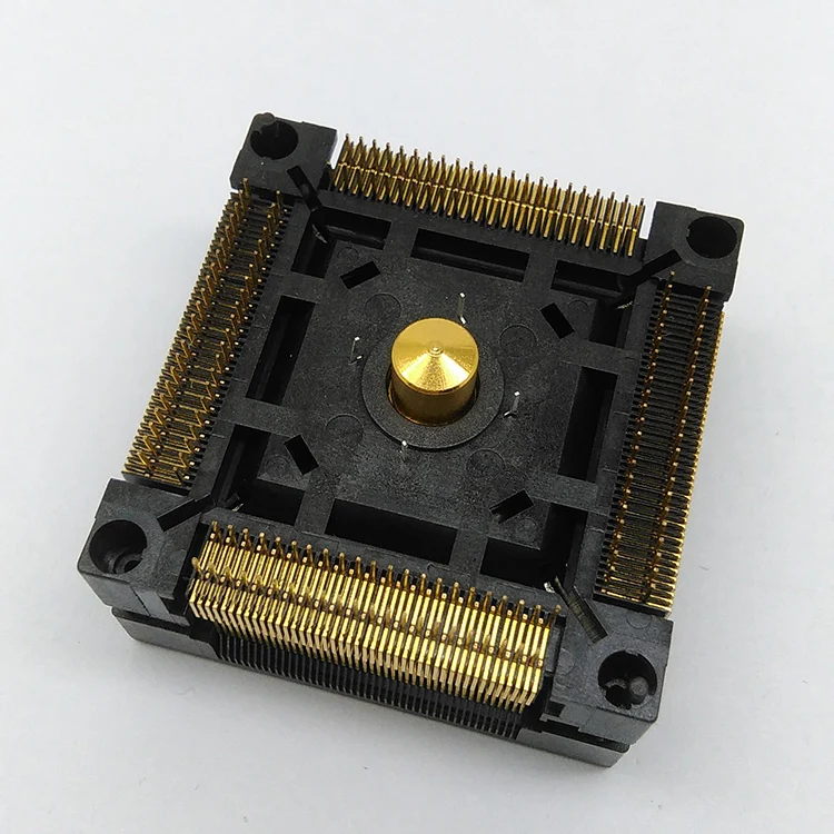 QFP176 TQFP176 LQFP176 запись в гнездо шаг 0 5 мм IC Размер корпуса 24x24 OTQ 176 0.5 06 тестовый