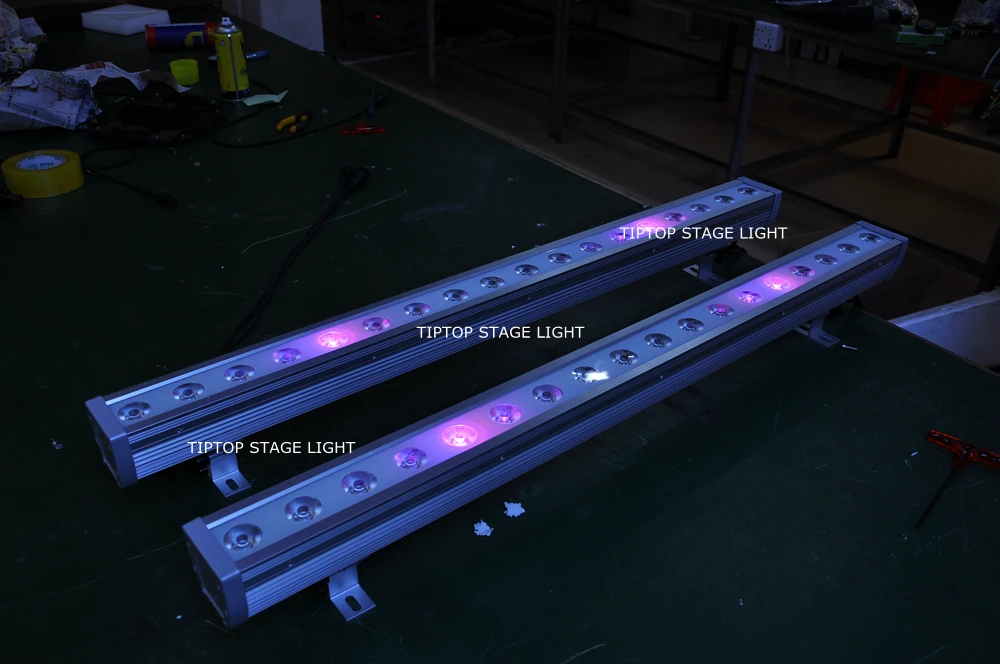 Светодиодный пиксельный настенный светильник TIPTOP 18x3 Вт RGB 3 в 1 водонепроницаемый