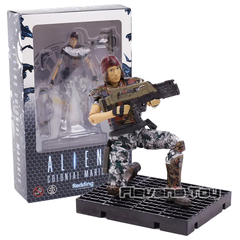 Redding Hiya Toys Aliens Colonial Marines Cruz Bella Redding Xenomorph Raven Crusher 1:18 Масштаб ПВХ фигурка Коллекционная модель игрушки - Цвет: Redding