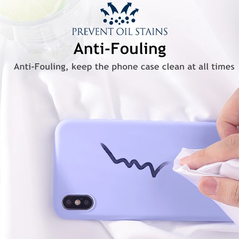 liquid silicone phone case for iphone x xs xr case for iphone 6s 7 8 plus 11 pro max 12 shockproof soft full protective cover free global shipping