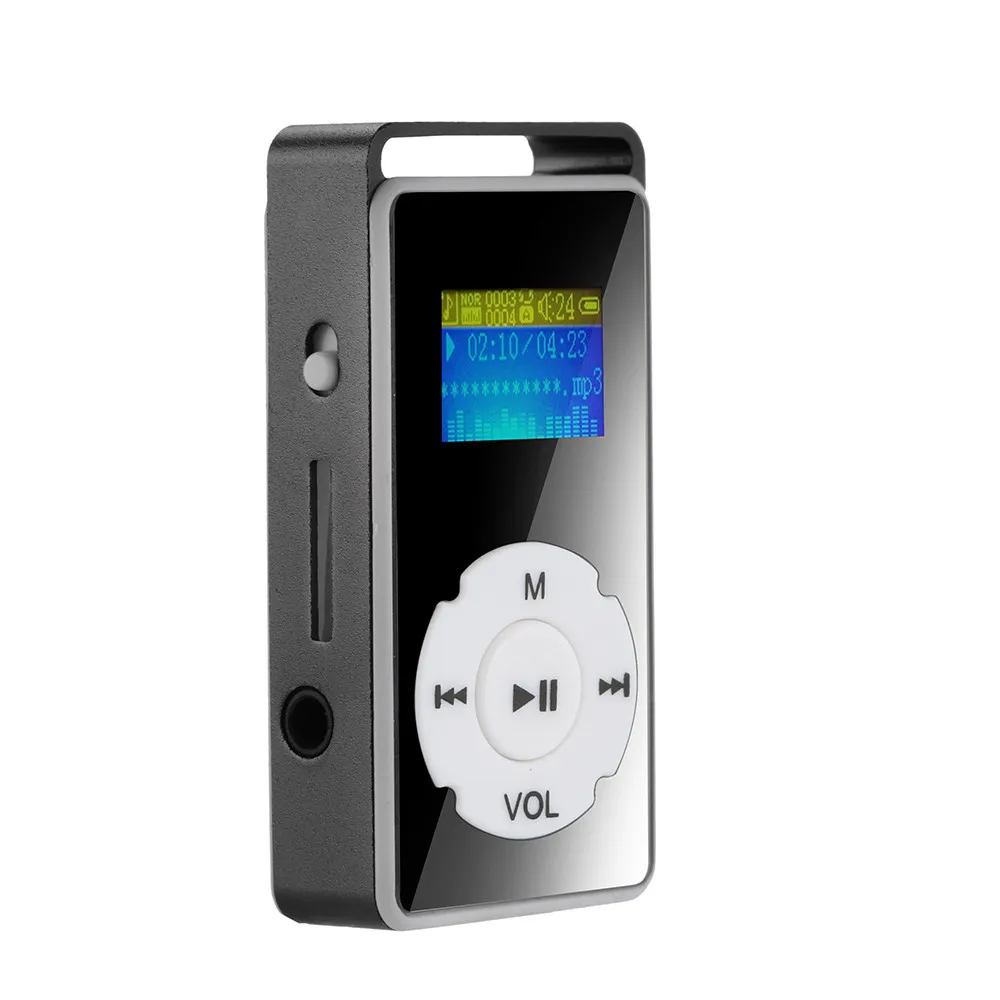 HIPERDEAL Портативный цифровой MP3 плеер с ЖК-экраном Поддержка Micro SD TF карты 32G классный подарок зеркальный музыкальный медиаплеер EE14