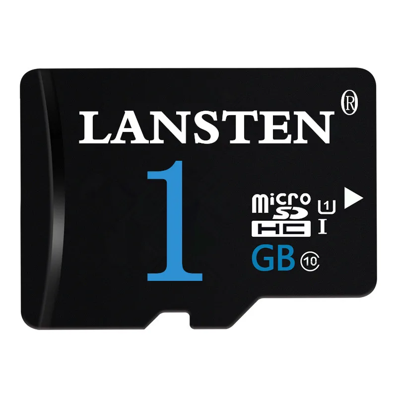 Lansten 50 шт./лот 100% натуральная 1 ГБ Micro SD Card Class 4 карты памяти класса micro с Упаковка