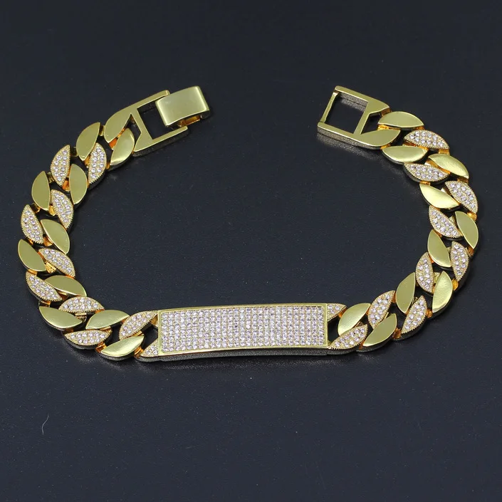 Браслеты из кубинской цепи Майами для мужчин и женщин украшения цепочек