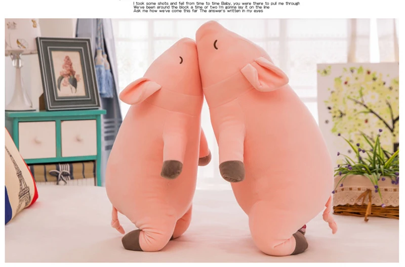 70 см плюшевые мягкие игрушки Kawaii животные розовый поросенок вниз хлопок Peluche Игрушки Дети Девочки большая подушка игрушки для детей рождественские подарки