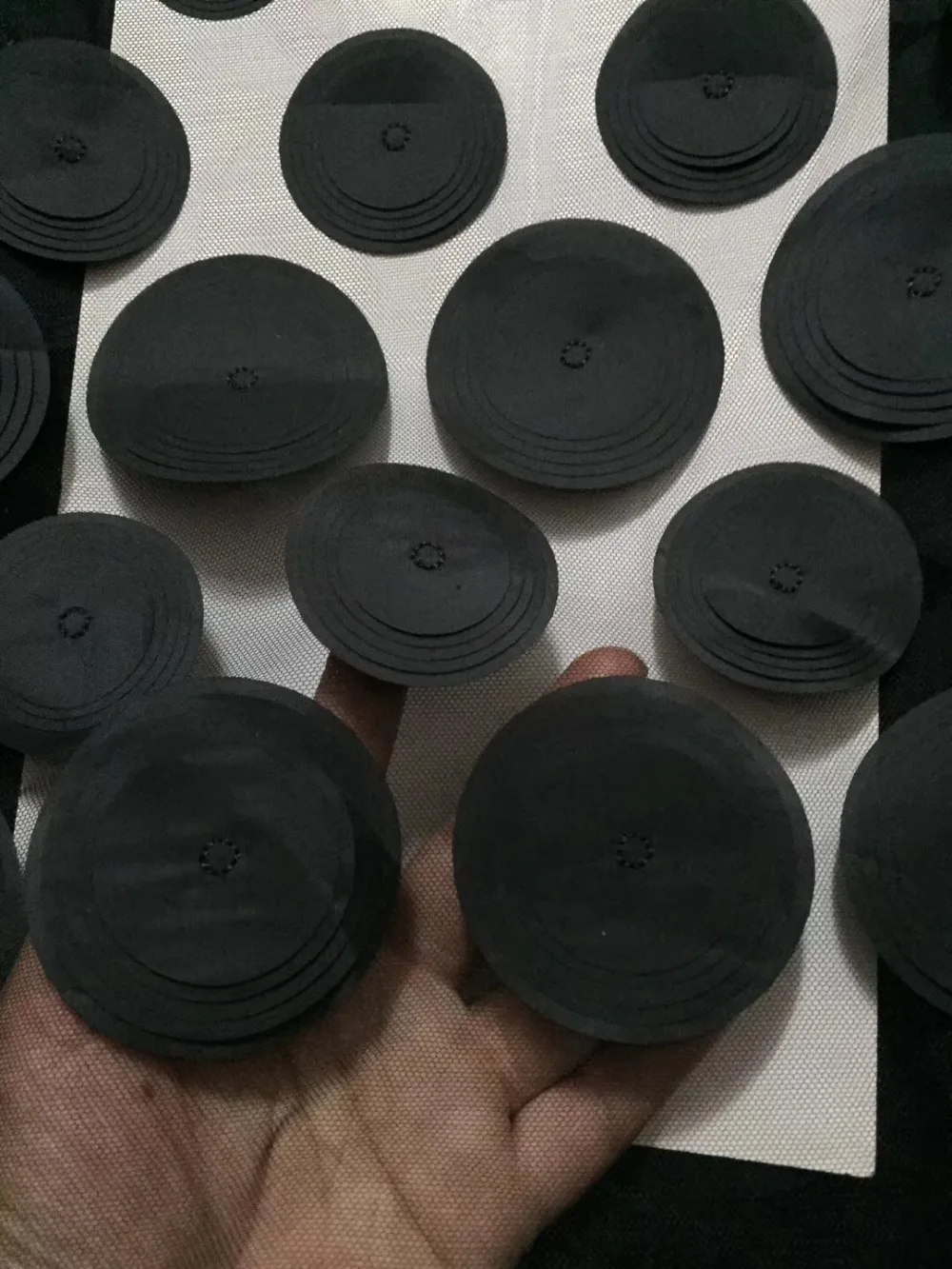 Черная 3D большая круглая Высококачественная африканская кружевная ткань французский Тюль кружевная ткань аппликация 5 ярдов чистая кружевная ткань для свадебного платья