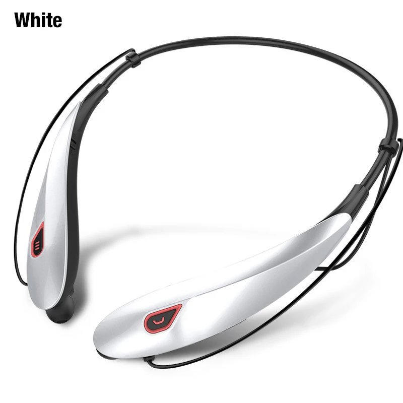 White Lymoc Upgrade Y98 4D стерео Bluetooth гарнитура шейным ремешком беспроводные наушники V4.2 спортивные наушники 15 часов воспроизведения Handfree HD MIC - Цвет: White