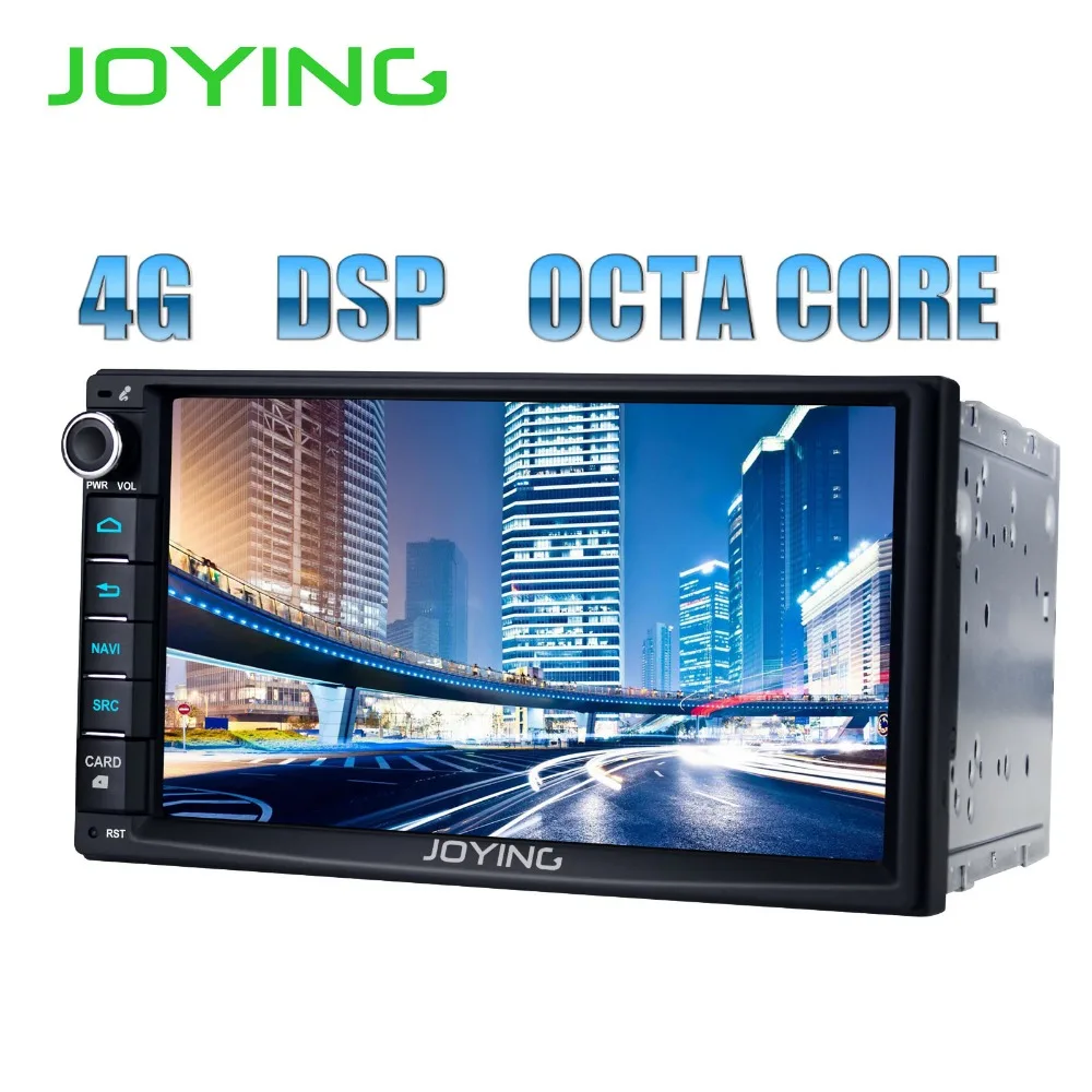Автомобильный радиоприемник JOYING 2 DIN Android 8 1 4 Гб + 64 поддержка 4G GPS-навигация DSP