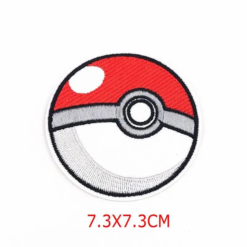 7 шт Pokeball Пикачу мультфильм игра логотип девочка детская куртка T нашивка для