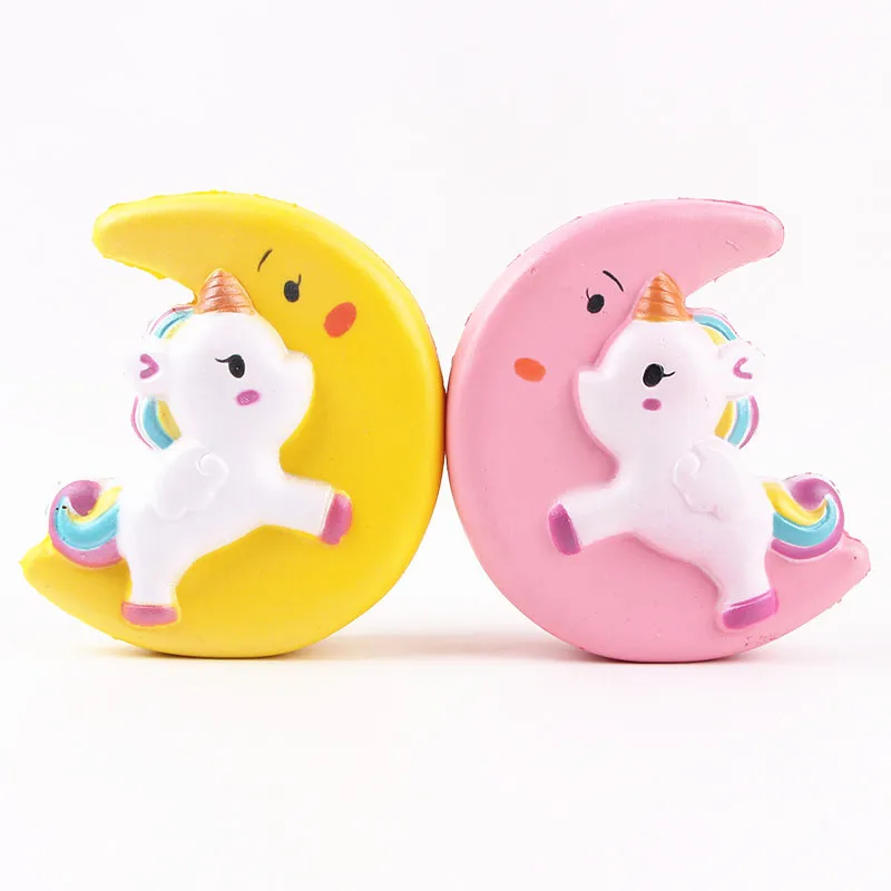 TOBEFU Jumbo Kawaii Moon Pegasus Unicorn мягкие медленно растущие сжимаемые игрушки ароматизированные мягкие целебные антистрессовые игрушки для снятия стресса