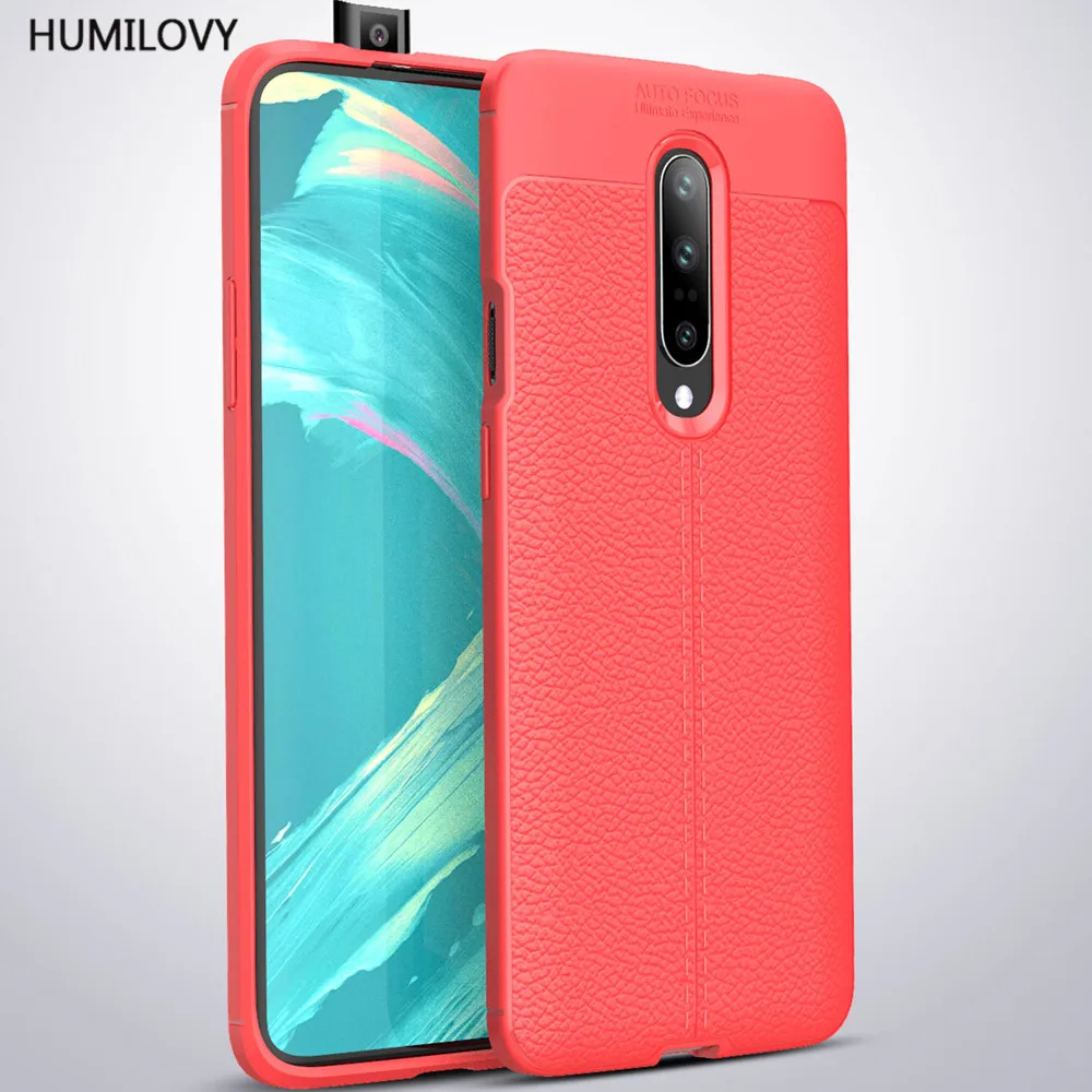 For One Plus 7Pro Case for Coque OnePlus 7 Pro Cover Leather Silicone Soft TPU Phone Fundas Capa |