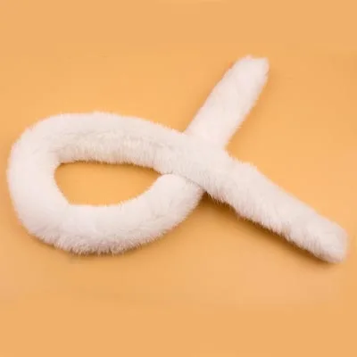 white 2 метра, Meetee, 6 см, искусственный кроличий мех, лента, отделка ленты, сделай сам, ручная работа, пуховик, Декор, Швейные сумки, аксессуары для одежды, ремесло - Цвет: white