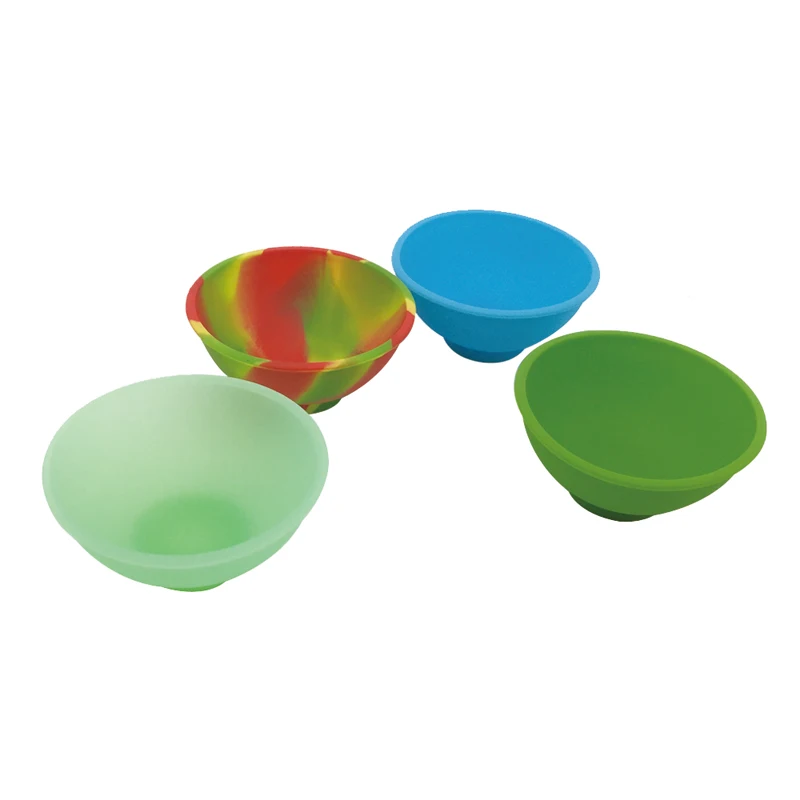 100 шт. силикон Dab контейнер или силикона с антипригарным Щепотку Чаша для домашней