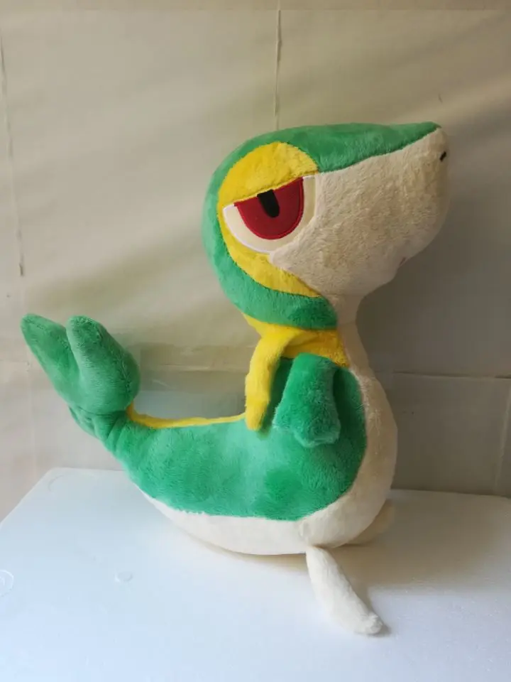 Прекрасный аниме Snivy Большой 30 см Мягкая Кукла Детская игрушка подарок на день