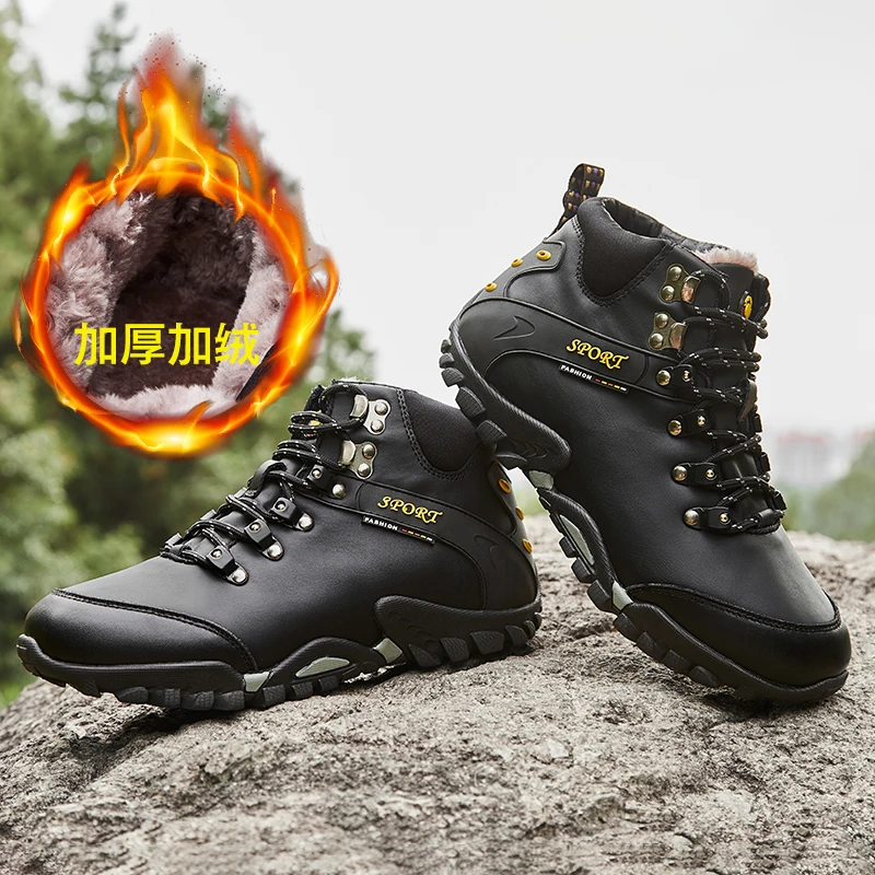 New Hot Style Men Hiking Shoes Winter Outdoor Walking Jogging Mountain Sport Boots Climbing Sneakers Free Shipping | Спорт и