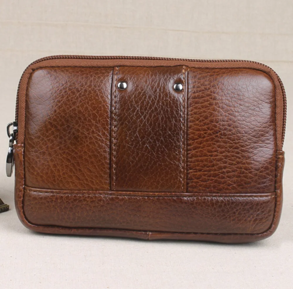 Мужская поясная сумка из натуральной яловой кожи кошельки пояс кошелек для монет