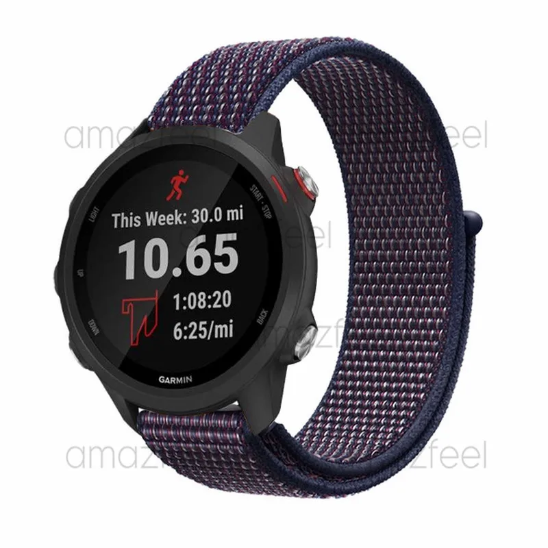 Нейлоновый ремешок-петля для Garmin Forerunner 245 м, ремешок Garmin vivoactive 3 Forerunner 645, Смарт-часы, браслет, ремешок для часов