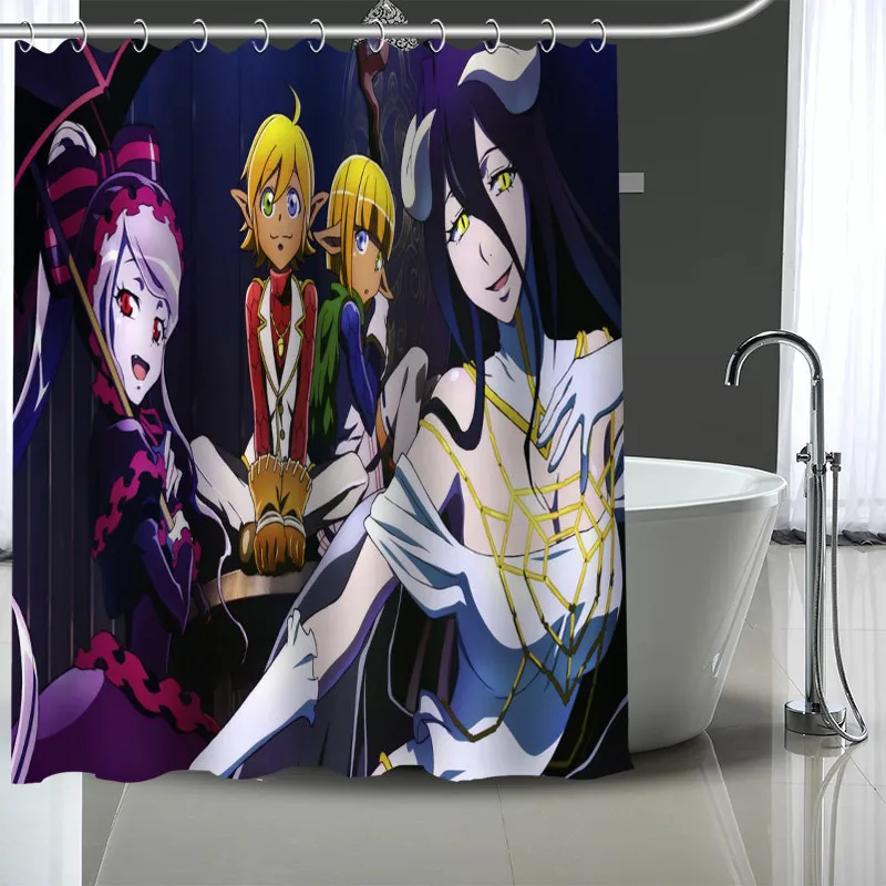 Custom Overlord Shower Curtain Modern Fabric Bath Curtains Home Decor More Size Your image | Дом и сад