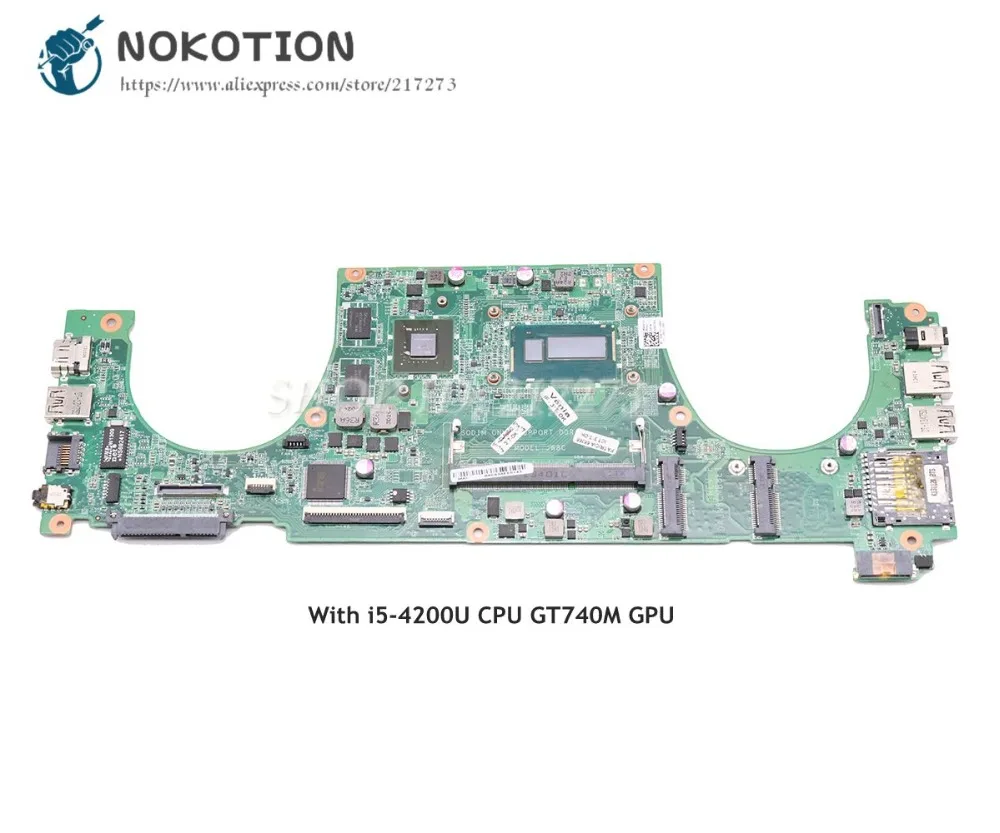 Материнская плата NOKOTION DAJW8CMB8E1 CN 0JPMWP для ноутбука Dell Vostro 5470 материнская SR170 i5 4200U CPU