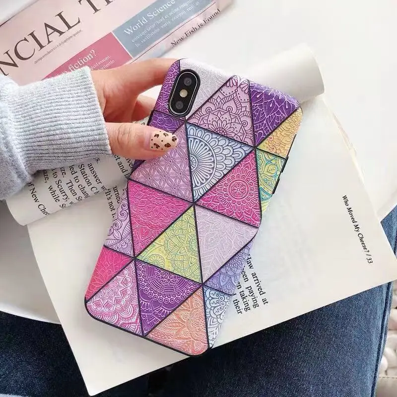 Чехол для Телефона iPhone X 8 7 6 6S Plus XS MAX XR цветной Мягкий силиконовый чехол накладка с
