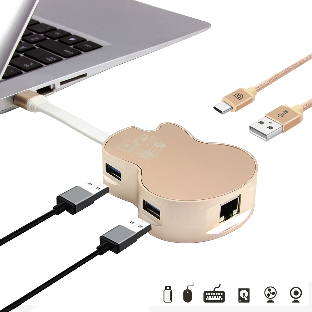 Концентратор USB 3 0 разветвитель с портами гитарный концентратор Входная мощность
