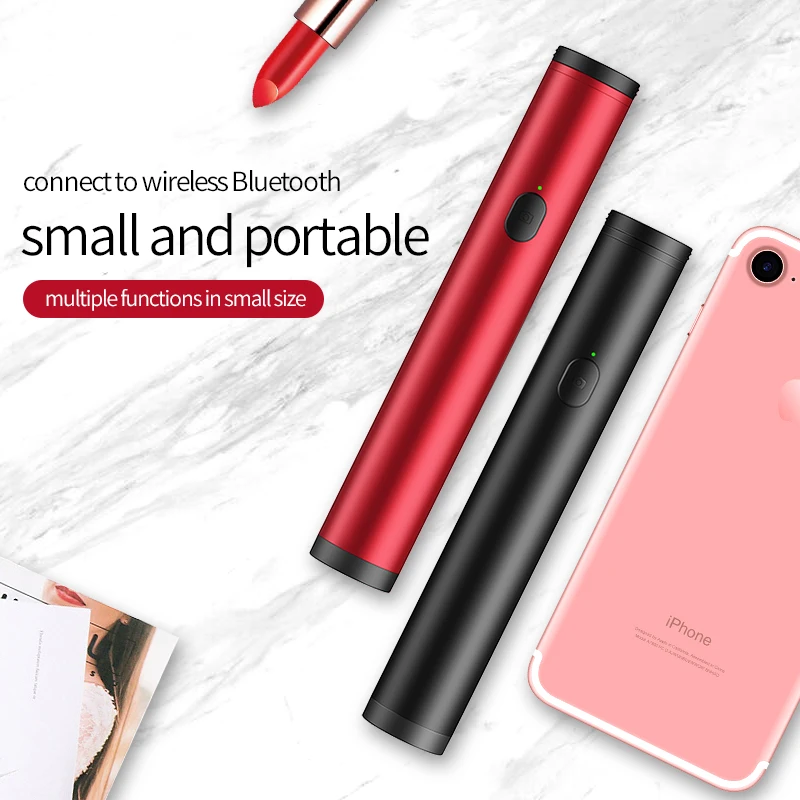 Металлическая селфи палка универсальная Минигарнитура Bluetooth телефон видео live