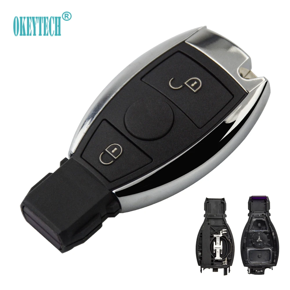 Сменный брелок OkeyTech с 2 кнопками чехол для смарт ключей Mercedes BENZ ML SL SLK CLK W211 пульта