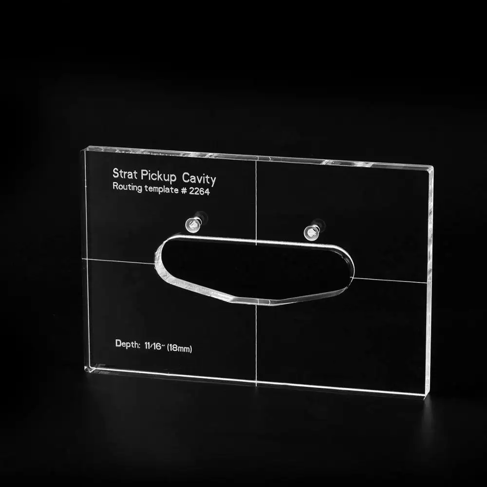 Musiclily Pro CNC точный акриловый однокатушечный пикап трафарет для стандартного