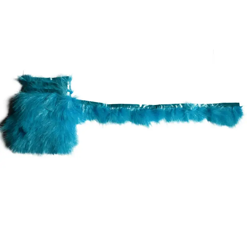 2 yards/lot Colorful Turkey Villus Plumas Feather Ribbon Belt Trimming Fringe DIY Garment Feather Clothes Accessories IF34
