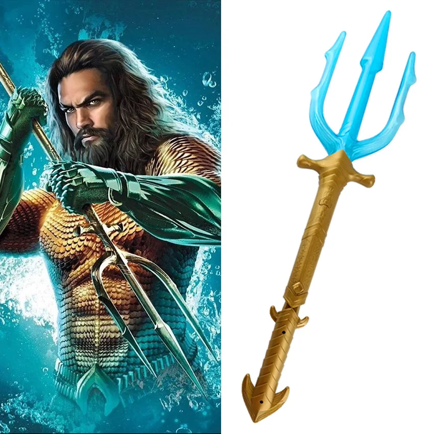 Aquaman trident justice league hero звуковой сигнал меч вилка аксессуары для детей реквизит игры