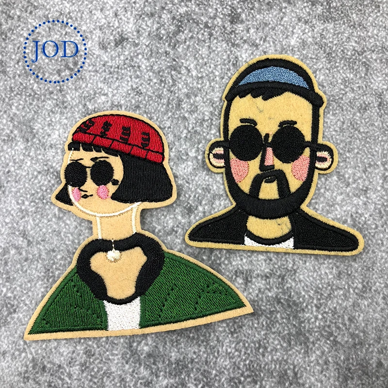 JOD Модные DIY байкерские нашивки с вышивкой аппликация одежда декоративные