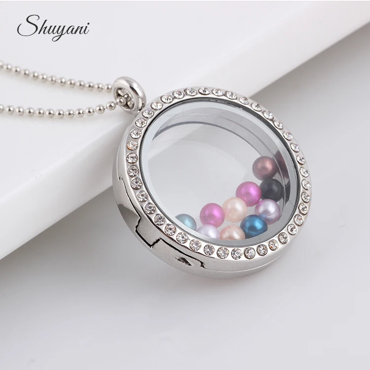 Модные ювелирные изделия унисекс 1 шт. 30 мм серебряное Хрустальное стекло