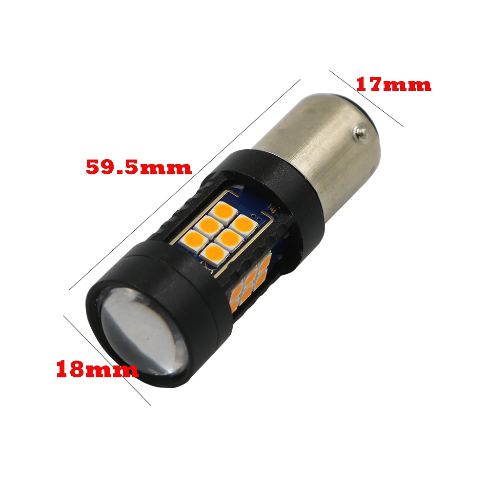 YSY 50 шт. BAY15D T20 7443 1157 светодиодный 3030 SMD 27smd Автомобильный задний фонарь тормозной