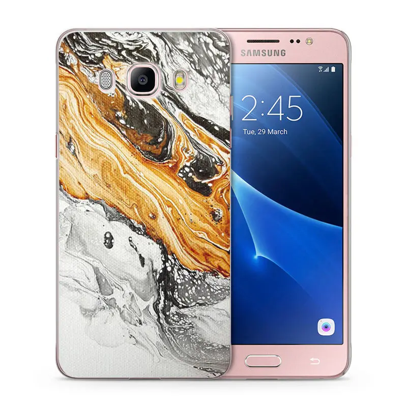 TPU Luxury For Samsung Galaxy A3 A5 2017 2016 S3 S8 S9 Puls S7 Edge Soft Cover Design Marble Back Fundas S181 |