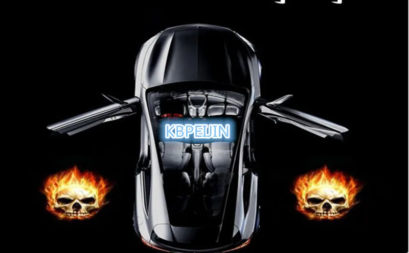 2 шт. автомобильный Стайлинг LED Ghost Shadow приветственная лампа логотип лазерный