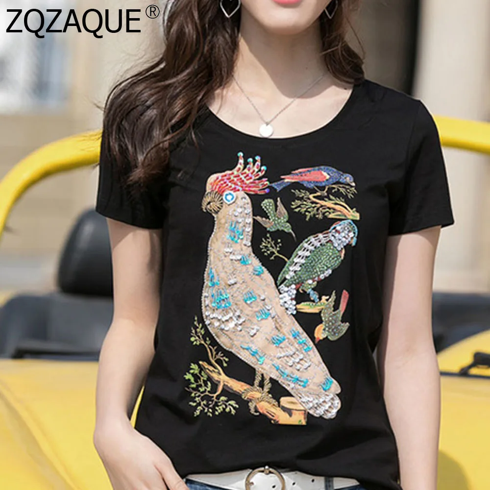 Новое поступление дизайнерские женские универсальные модные белые футболки с