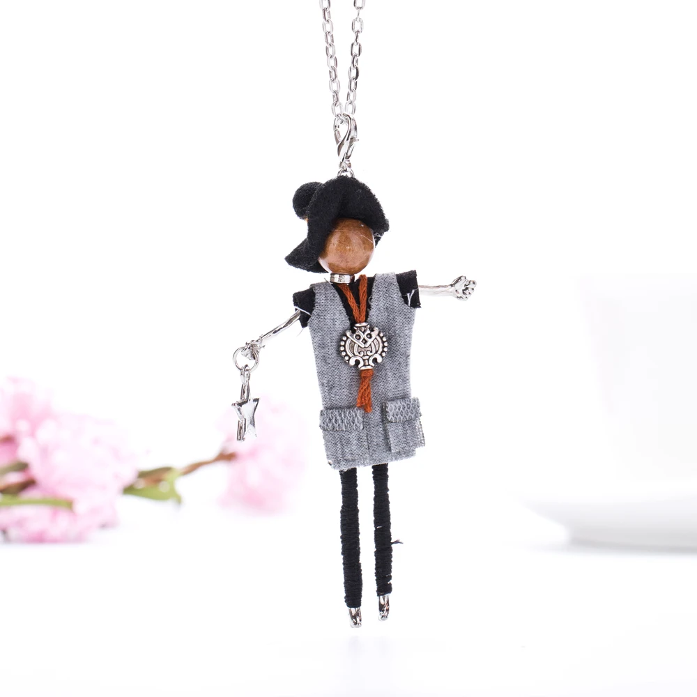 Новинка 2018 Кукольное ожерелье с кулоном в европейском и американском стиле