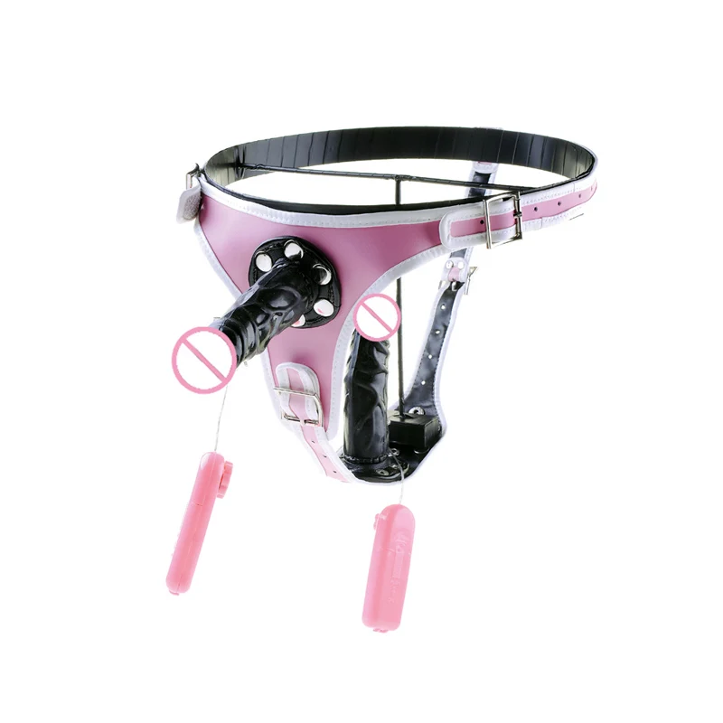 Регулируемый размер пояс целомудрия с Анальная пробка и вагина затычки брюки