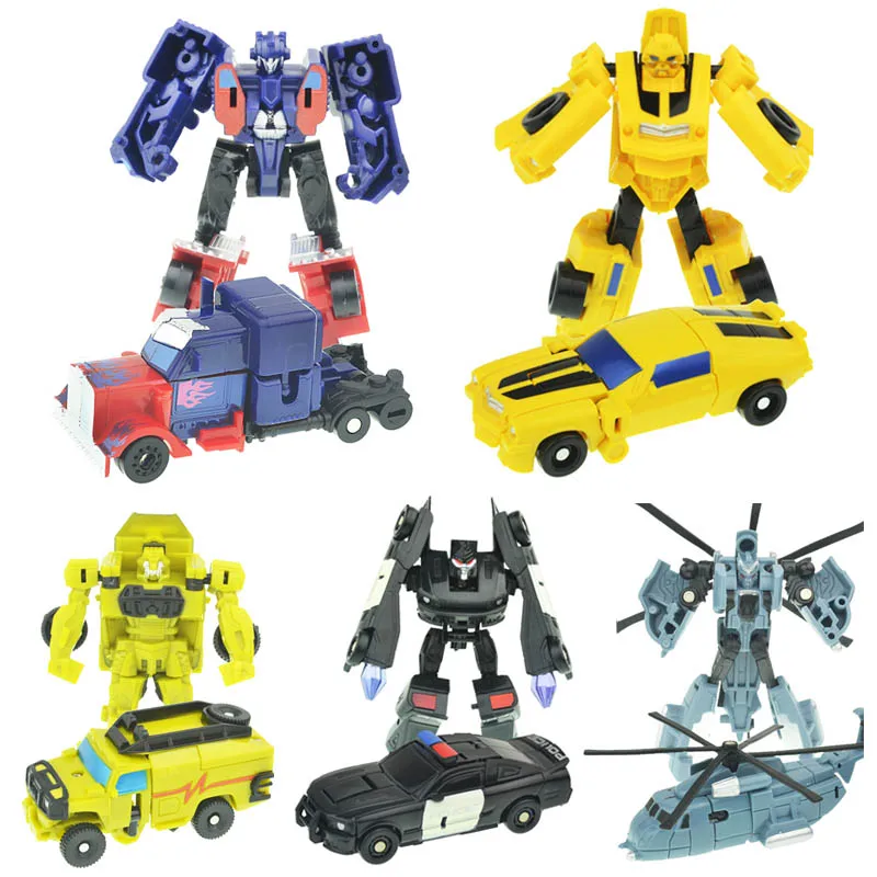 Миниатюрная машинка робот Kitoz фигурка трансформер пластиковая игрушка подарок