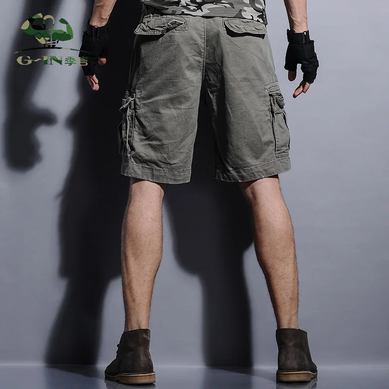 2016 летние мужские армейские карго рабочие повседневные Бермуды модные