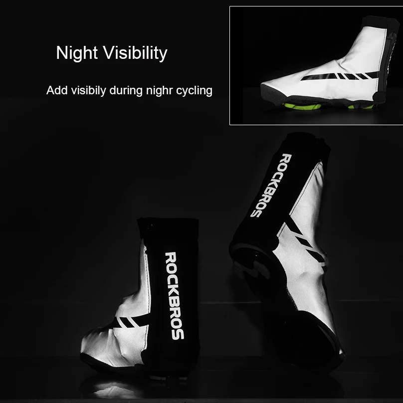 ROCKBROS водонепроницаемая Спортивная обувь отражающая термальная MTB велосипедная
